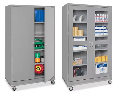 uline stainless steel cabinets|uline storage cabinets on wheels.